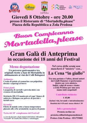 "Mortadella,please" - Gran Galà di Anteprima